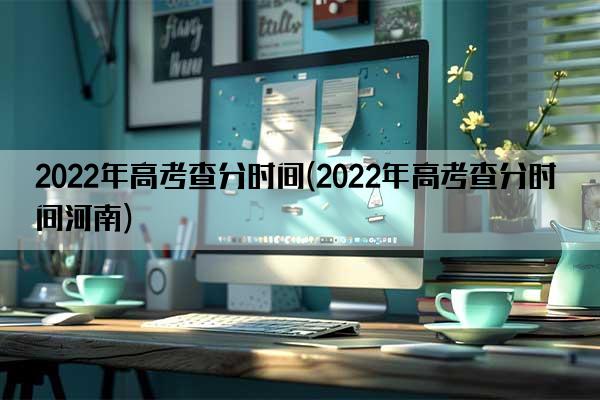 2022年高考查分时间(2022年高考查分时间河南)