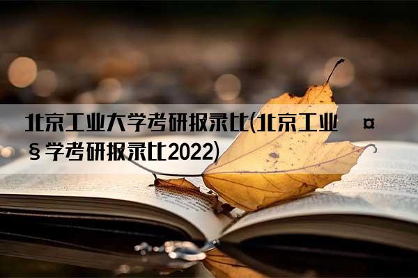 北京工业大学考研报录比(北京工业大学考研报录比2022)